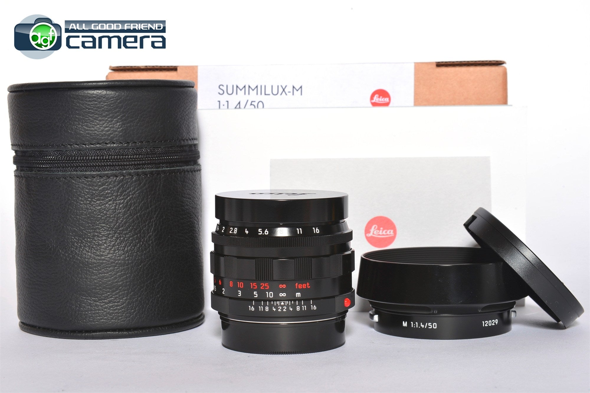 Leica Summilux-M 50mm F/1.4 Lens Glossy Black Paint Reissue 11713