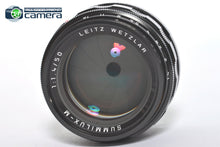 Load image into Gallery viewer, Leica Summilux-M 50mm F/1.4 Lens Glossy Black Paint Reissue 11713 *BRAND NEW*