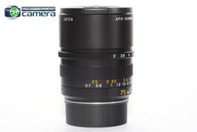 Load image into Gallery viewer, Leica APO-Summicron-M 75mm F/2 ASPH. Lens Black 11637 *BRAND NEW*
