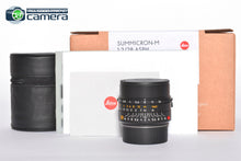 Load image into Gallery viewer, Leica Summicron-M 28mm F/2 ASPH. III Lens Black 2023 Version 11618 *BRAND NEW*