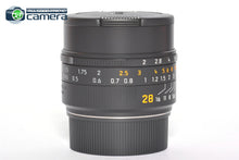 Load image into Gallery viewer, Leica Summicron-M 28mm F/2 ASPH. III Lens Black 2023 Version 11618 *BRAND NEW*