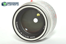 Load image into Gallery viewer, Leica Summilux-M 50mm F/1.4 ASPH. II Lens Silver 11729 *MINT in Box*