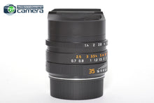 Load image into Gallery viewer, Leica Summilux-M 35mm F/1.4 ASPH. FLE Ver.1 6Bit Lens Black 11663 *EX+ in Box*