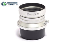 Load image into Gallery viewer, Voigtlander Snapshot-Skopar 25mm F/4 MC Lens Leica L39/LTM Screw Mount *MINT-*