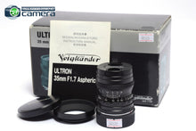 Load image into Gallery viewer, Voigtlander Ultron 35mm F/1.7 Lens Vintage Line Leica M-Mount *MINT- in Box*
