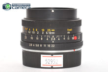 Load image into Gallery viewer, Leica Leitz Elmarit-R 28mm F/2.8 Lens 3CAM Ver.1 Germany