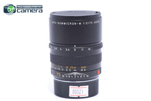 Load image into Gallery viewer, Leica APO-Summicron-M 75mm F/2 ASPH. Lens Non-6Bit 11637 *EX+*