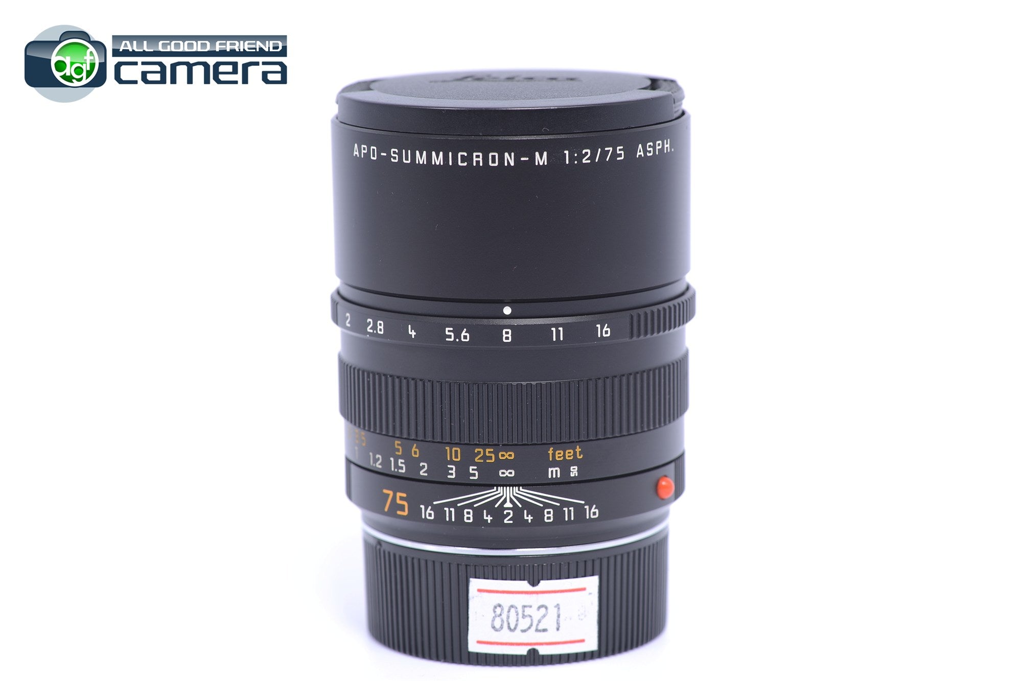 Leica APO-Summicron-M 75mm F/2 ASPH. Lens Non-6Bit 11637 *EX+*