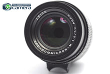 Load image into Gallery viewer, Leica APO-Summicron-M 50mm F/2 ASPH. Lens Black 11141 *EX+*