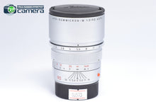 Load image into Gallery viewer, Leica APO-Summicron-M 90mm F/2 ASPH. Lens 6Bit Silver Chrome 11885 *EX+*