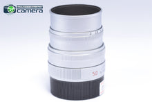 Load image into Gallery viewer, Leica Summicron-M 50mm F/2 E39 Lens 11816 Silver/Chrome Ver.5 *MINT-*