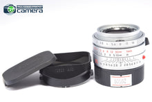Load image into Gallery viewer, Leica Summicron-M 35mm F/2 ASPH. E39 Lens 6Bit Silver 11882 *MINT-*