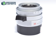 Load image into Gallery viewer, Leica Summicron-M 35mm F/2 ASPH. E39 Lens 6Bit Silver 11882 *MINT-*