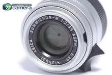 Load image into Gallery viewer, Leica Summicron-M 35mm F/2 ASPH. E39 Lens 6Bit Silver 11882 *MINT-*