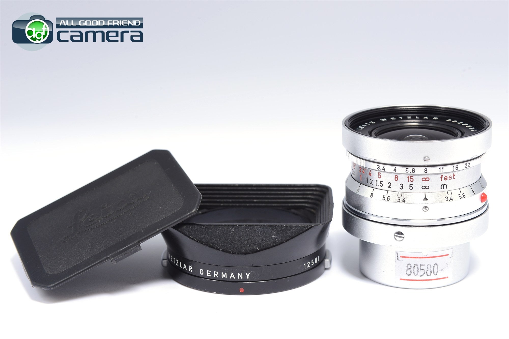Leica Leitz Super Angulon M 21mm F/3.4 Lens Silver *EX+* – AGFCamera Leica Leitz Super Angulon M 21mm F/3.4 Lens Silver *EX+* – AGFCamera