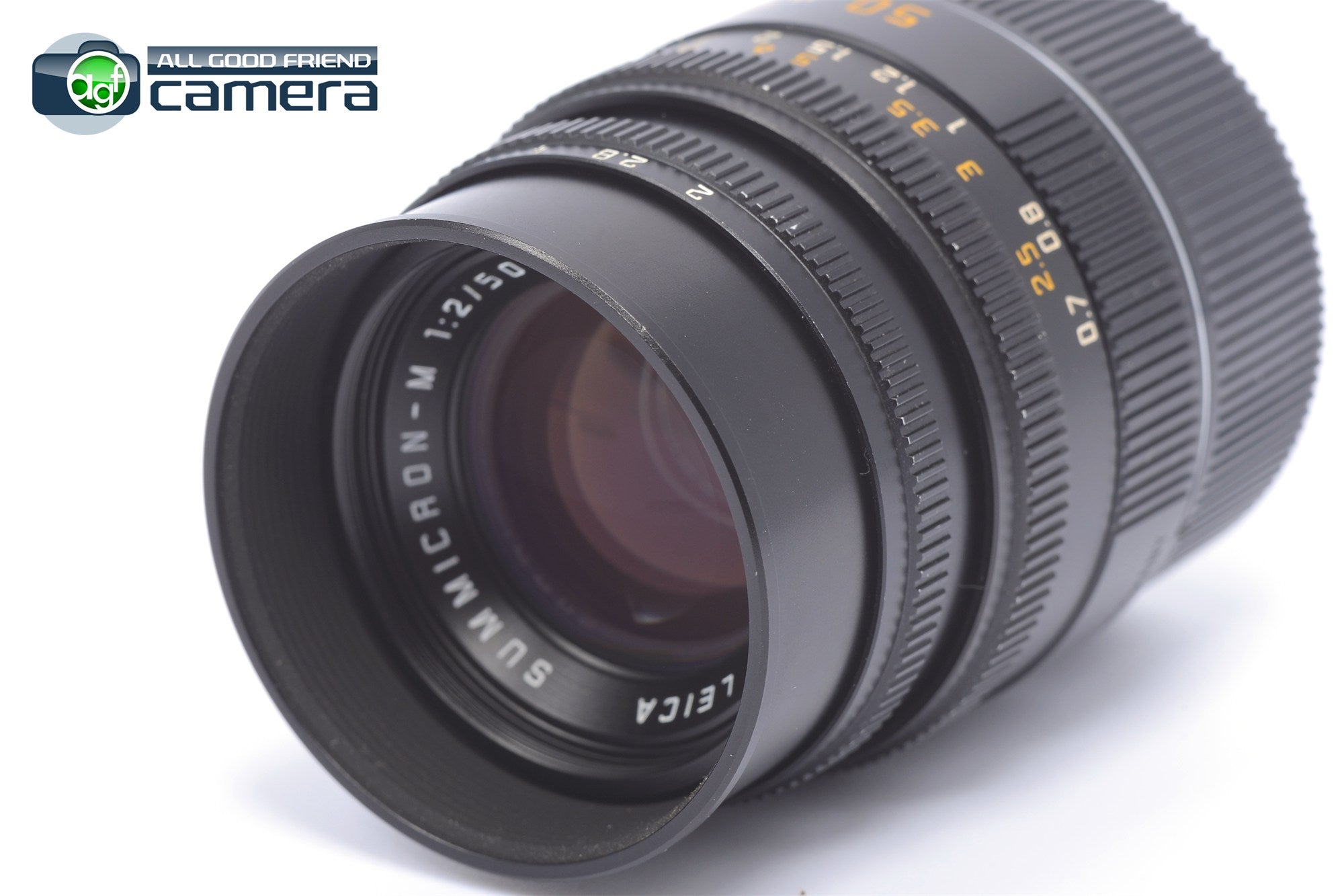 Leica Summicron-M 50mm F/2 Lens non-6Bit Black 11826 *EX* – AGFCamera