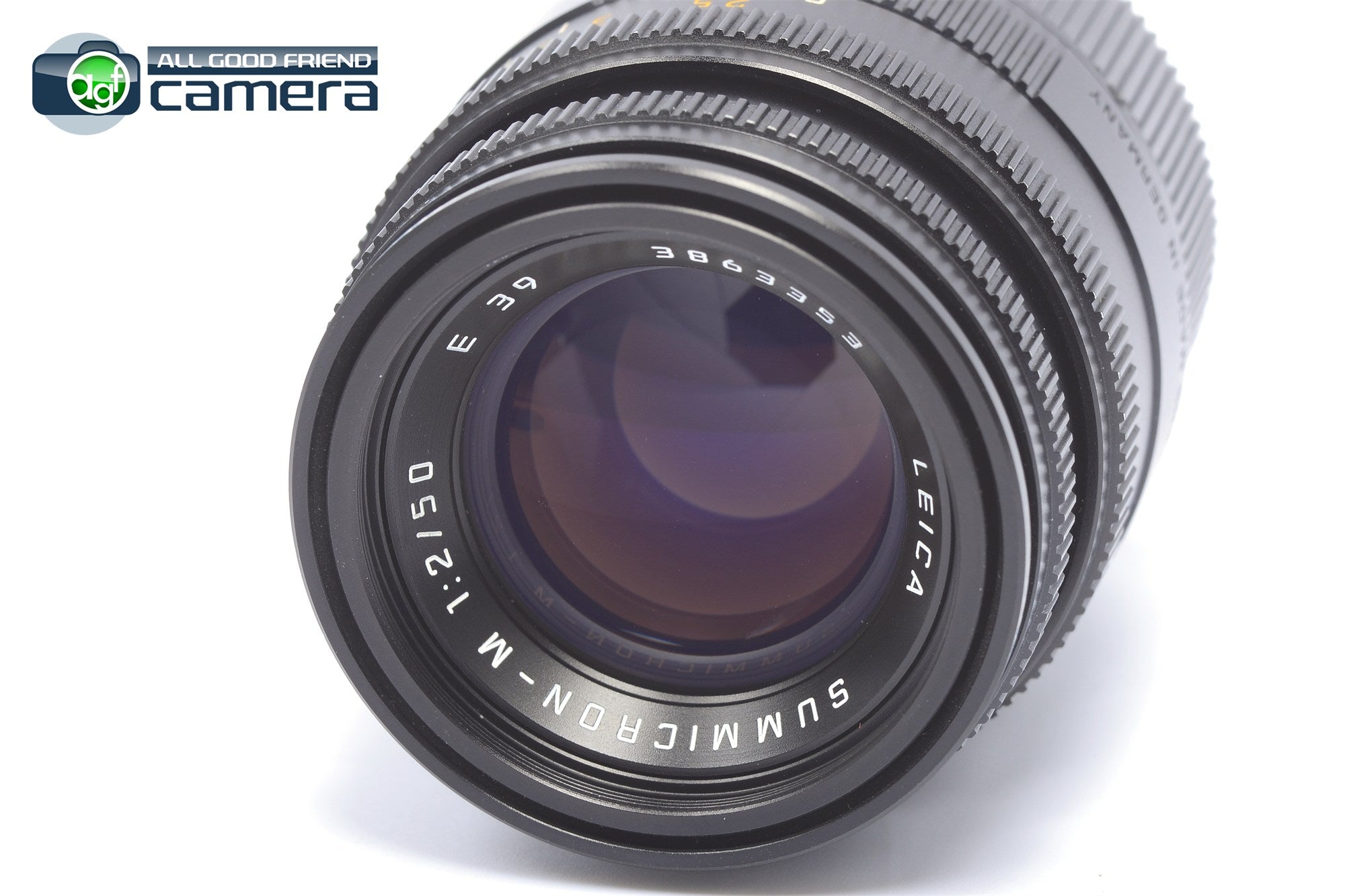 Leica Summicron-M 50mm F/2 Lens non-6Bit Black 11826 *EX* – AGFCamera