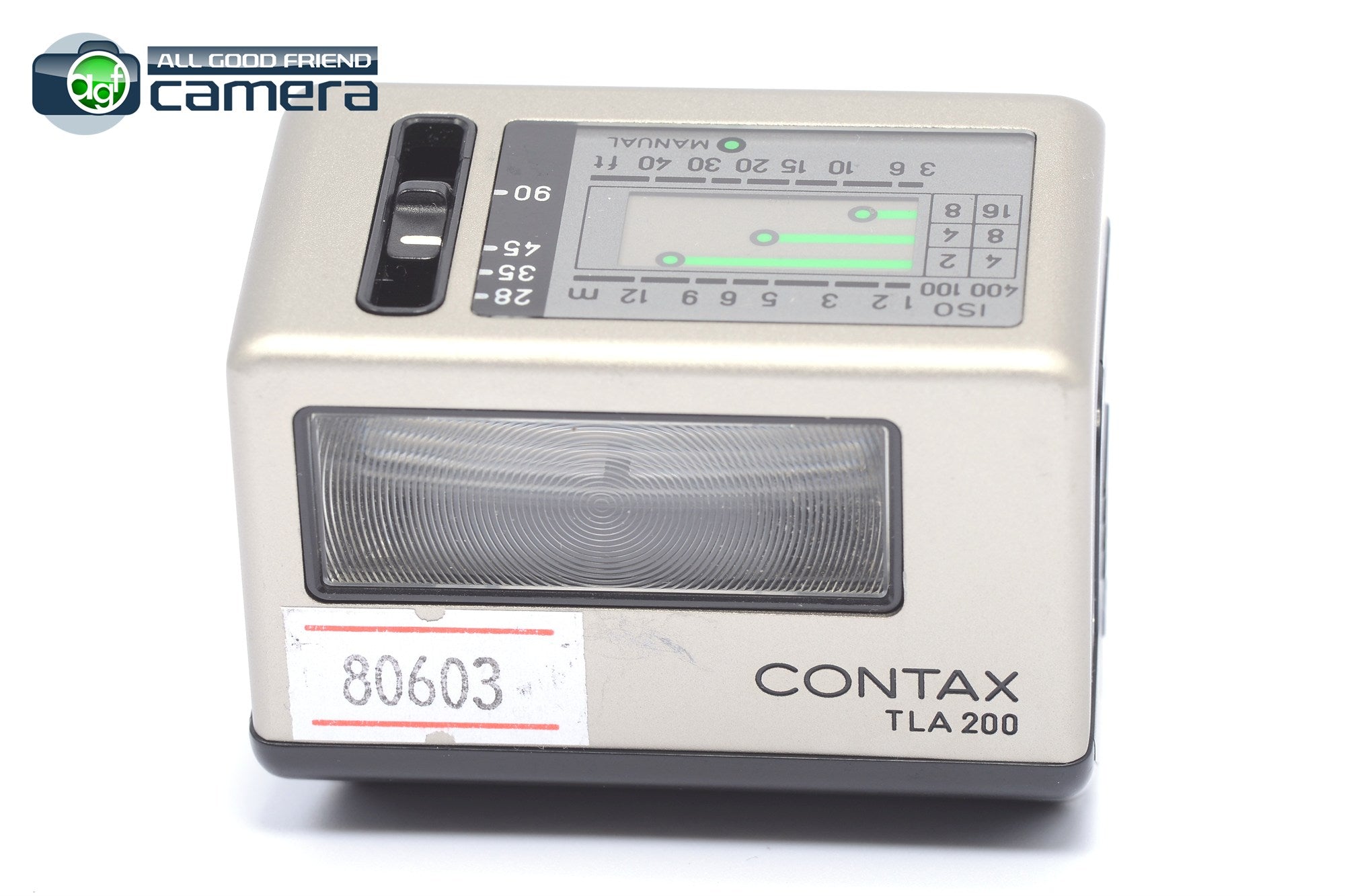 Contax TLA 200 Flash Unit Titanium Silver for G1 G2 Cameras *MINT