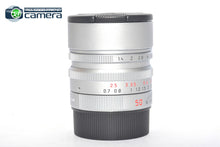 Load image into Gallery viewer, Leica Summilux-M 50mm F/1.4 ASPH. Lens Silver Anodized 11892 *MINT- in Box*