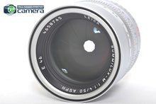 Load image into Gallery viewer, Leica Summilux-M 50mm F/1.4 ASPH. Lens Silver Anodized 11892 *MINT- in Box*