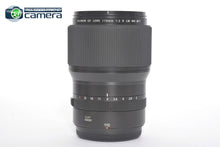 Load image into Gallery viewer, Fujifilm Fujinon GF 110mm F/2 R LM WR Lens *EX+ in Box*