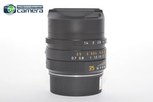 Load image into Gallery viewer, Leica Summilux-M 35mm F/1.4 ASPH. FLE 6Bit Lens Black 11663 *EX+*