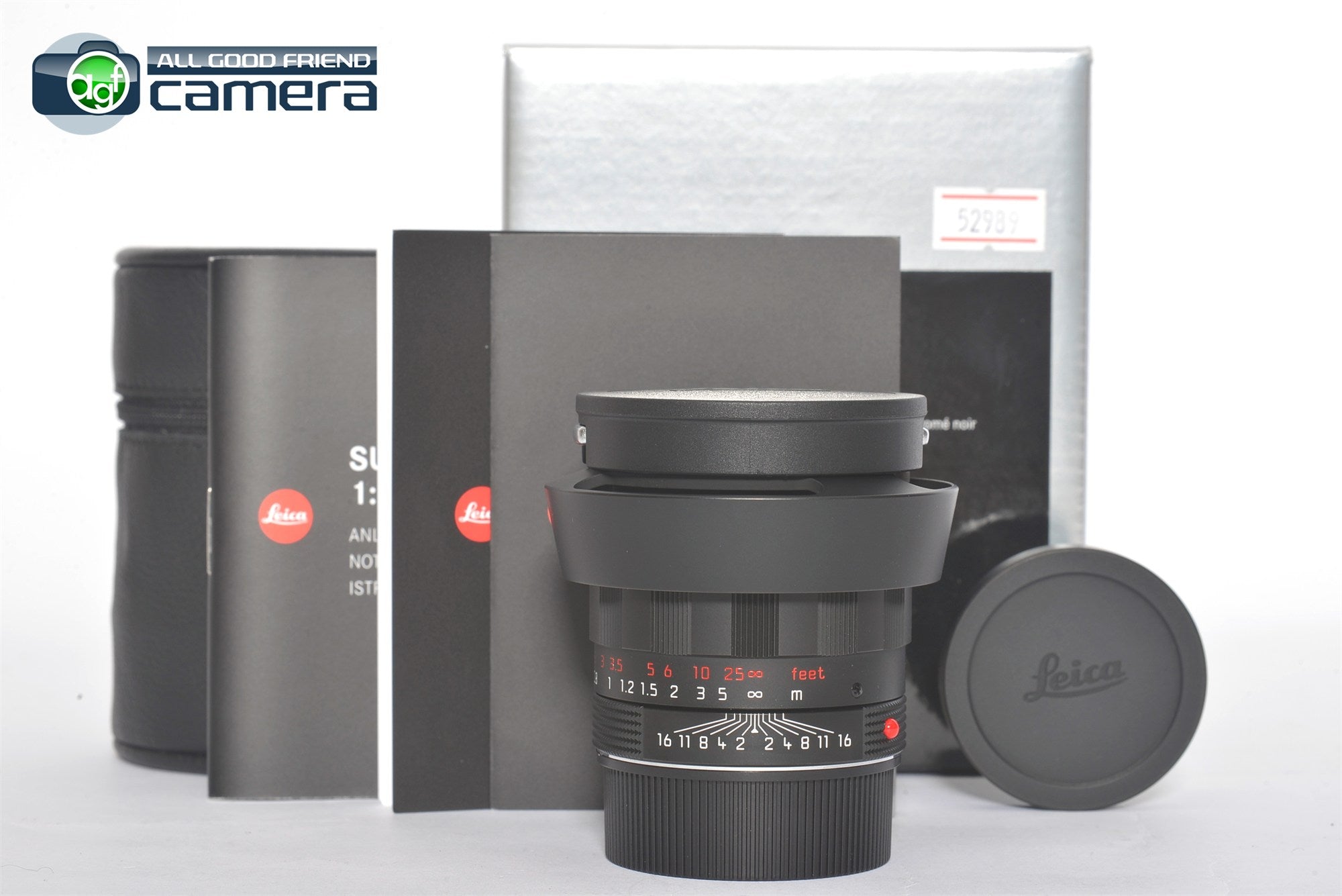 Leica Summilux-M 50mm F/1.4 ASPH. Lens Black Chrome Edition 11688