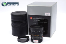 Load image into Gallery viewer, Leica APO-Summicron-M 35mm F/2 ASPH. Lens Black 11699 *EX+ in Box*