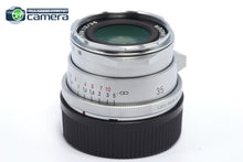 Load image into Gallery viewer, Voigtlander Ultron 35mm F/2 II fVM Lens Silver Leica M-Mount *MINT*