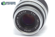 Load image into Gallery viewer, Leica Elmar-M 50mm F/2.8 E39 Lens Silver Chrome 11823 *MINT in Box*