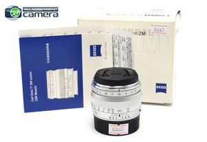 Zeiss C Sonnar 50mm F/1.5 ZM T* Lens Leica M-Mount *MINT in Box
