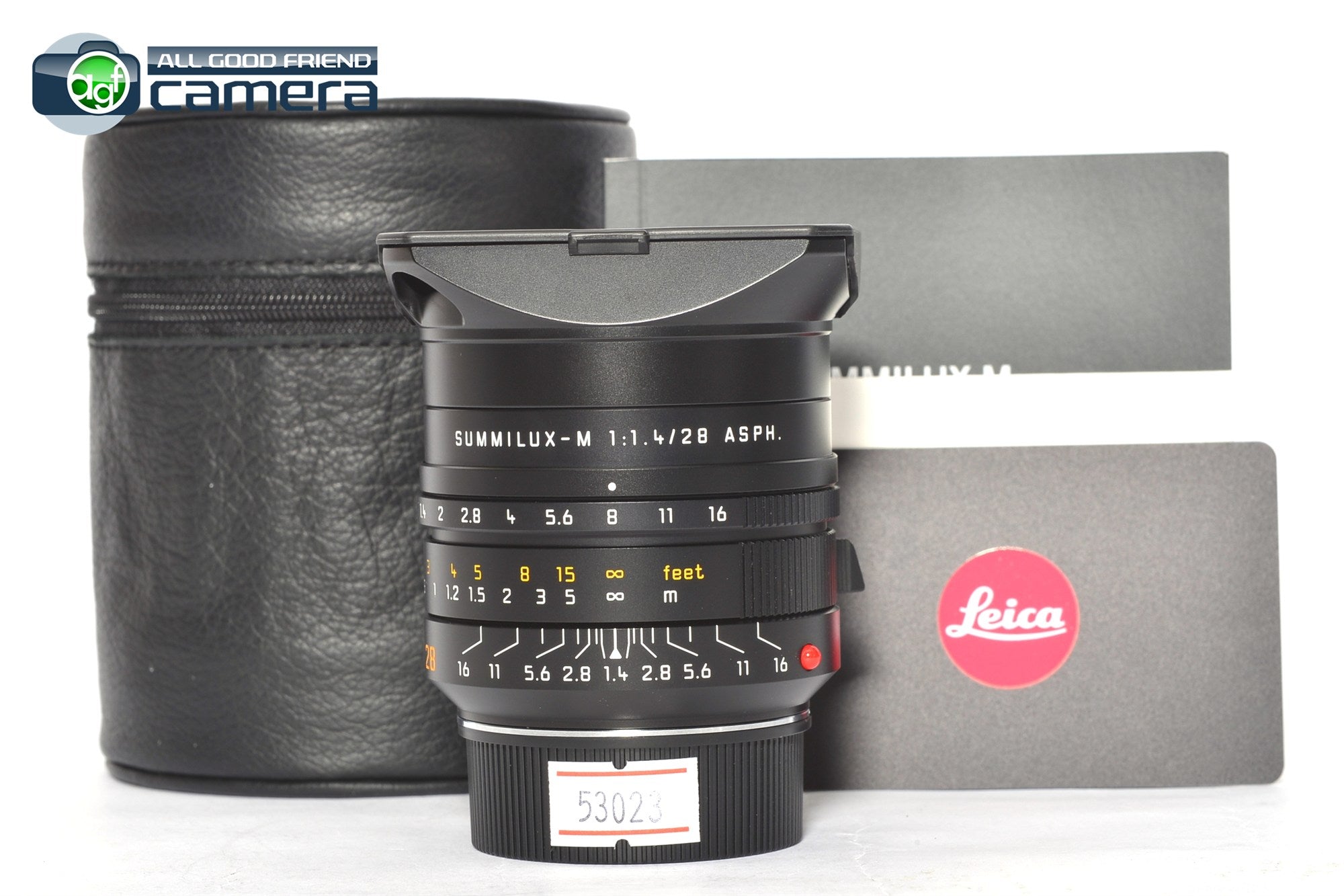 Leica Summilux-M 28mm F/1.4 ASPH. Lens Black 11668 *MINT-* – AGFCamera