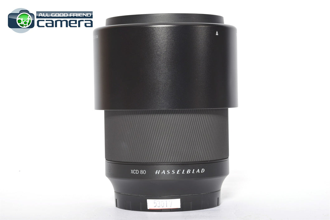 Hasselblad XCD 80mm F/1.9 Lens for X2D 907X Shutter Count 3390