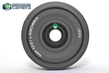 Load image into Gallery viewer, Leica Summicron-T 23mm F/2 ASPH. Lens Black 11081 for TL2 CL SL3 *MINT*