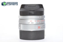 Load image into Gallery viewer, Leica Summicron-M 35mm F/2 ASPH. E39 Lens 6Bit Silver 11882 *MINT- in Box*