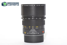 Load image into Gallery viewer, Leica APO-Summicron-M 90mm F/2 ASPH. Lens non-6Bit Black 11884 *EX in Box*