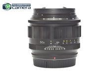 Load image into Gallery viewer, Voigtlander Nokton 50mm F/1.0 Lens Black Nikon Z-Mount *EX in Box*