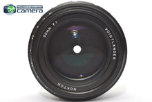 Load image into Gallery viewer, Voigtlander Nokton 50mm F/1.0 Lens Black Nikon Z-Mount *EX in Box*