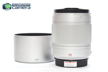 Load image into Gallery viewer, Leica Summilux-TL 35mm F/1.4 ASPH. Lens Silver 11085 for TL2 CL SL3 *EX+*