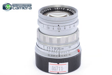 Load image into Gallery viewer, Leica Summicron M 50mm F/2 Rigid Early Ver. Lens Silver/Chrome