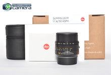 Load image into Gallery viewer, Leica Summilux-M 50mm F/1.4 ASPH. II Lens Black 11728 *BRAND NEW*