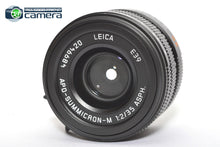 Load image into Gallery viewer, Leica APO-Summicron-M 35mm F/2 ASPH. Lens Black 11699 *MINT- in Box*