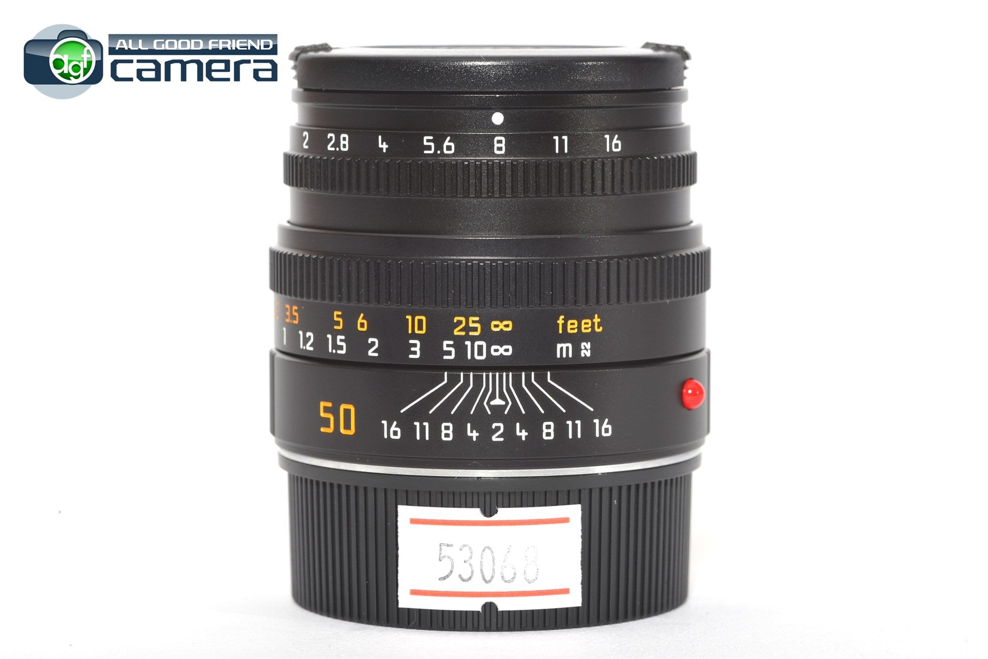 Leica Summicron-M 50mm F/2 Lens 6Bit Black 11826 *EX+* – AGFCamera