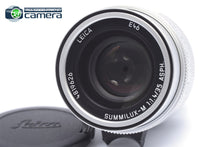 Load image into Gallery viewer, Leica Summilux-M 35mm F/1.4 ASPH. FLE II Lens Silver 11727 *MINT-*