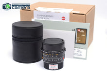 Load image into Gallery viewer, Leica Summicron-M 28mm F/2 ASPH. III Lens Black 11618 *MINT- in Box*