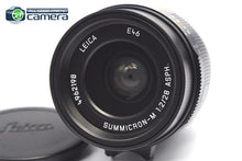 Load image into Gallery viewer, Leica Summicron-M 28mm F/2 ASPH. III Lens Black 11618 *MINT- in Box*