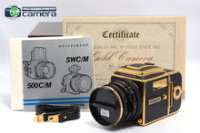Load image into Gallery viewer, Hasselblad 500C/M 30th Anniversary Gold Edition Camera w/CF 80mm Lens *MINT in Box*