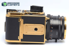 Load image into Gallery viewer, Hasselblad 500C/M 30th Anniversary Gold Edition Camera w/CF 80mm Lens *MINT in Box*