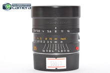 Load image into Gallery viewer, Leica Summarit-M 35mm F/2.4 E46 Lens 6Bit Black 11671 *EX+*