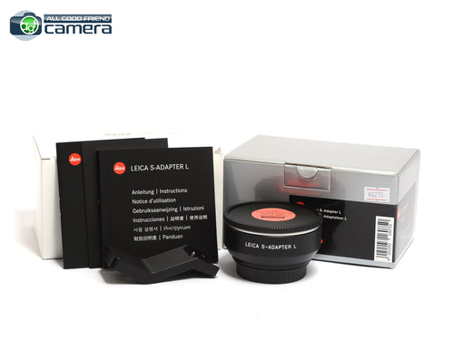 Leica S-Adapter L 16075 use S Lenses on TL/CL/SL Cameras *BRAND NEW*